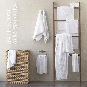 3D A set of towels for the bathroom m33 model